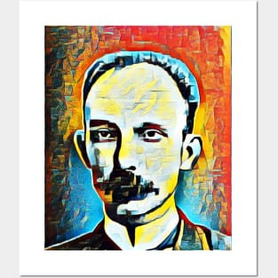 José Martí Abstract Portrait | Jose Marti Artwork 2 Posters and Art